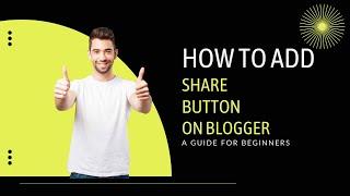 How To Add Share  Buttons On Blogger || ब्लॉगर में शेयर बटन कैसे लगाएं |