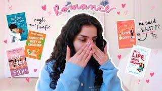 i read 5 of the most popular romance books and i no longer believe in love  *no spoilers*