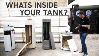 Four Water Heater Tanks Cut Open - Lessons to Learn