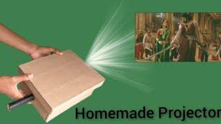 How To Make A Homemade Mobile Projector With Cardboard || Working Model