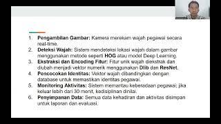 Sistem Cerdas : Face Recognition menggunakan Deep Learning (Dlib) pada sistem monitoring pegawai (1)