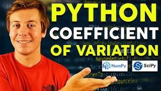 Python Coefficient of Variation (Numpy, Scipy)