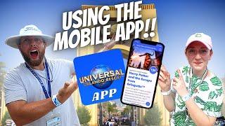 How To Use The Universal Orlando Mobile App | Universal Mobile Ordering, Virtual Lines At Universal!