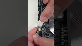 Connecting CPU and Case Fans to a Motherboard #Shorts