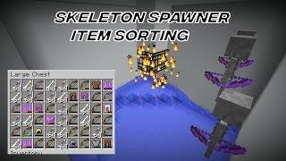 Skeleton Spawner Item Sorting