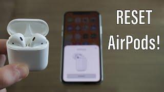 How To Reset AirPods - Fix ANY and ALL Problems!!