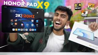 I Bought Cheapest Gaming Tablet! HONOR PAD X9 With 120HZ Display - Best Tablet Under 15,000rs ️