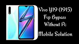 Vivo Y19 1915 Android 11 FRP Bypass without pc