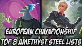 🟣 TOP 8 AMETHYST STEEL DECK LISTS FROM THE 2024 EUROPEAN CHAMPIONSHIPS - Disney Lorcana