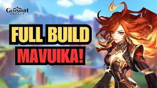 BAHAS BUILD MAVUIKA DAN KITNYA YUK! ARTEFAK, TEAM DAN SENJATANYA! - Genshin Impact Indonesia