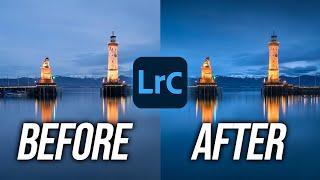 Make Your BLUE HOUR Photos POP with LIGHTROOM!