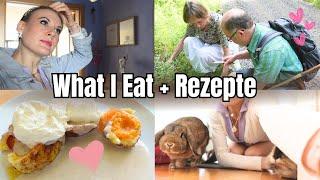 What I Eat! Rezept Aprikosenknödel + Bechamelsauce | Family Vlog & süße Kaninchen