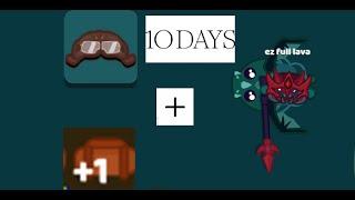 Starve io - How to make full lava pilot and dragon in 10 days
