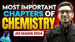 JEE MAIN 2024: Most IMPORTANT Chapters for CHEMISTRY | Complete Chapters Weightage Details 