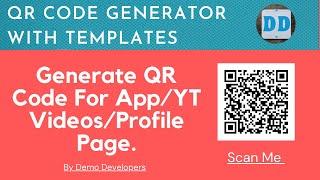 How To Create QR Code For App/Profile/YT Videos?