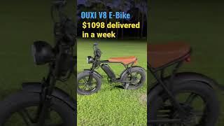 Ouxi V8 - cool & fun E-bike for $980 delivered 3-7 days