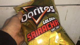 Mukbang at the Drier Lets try Doritos Golden Sriracha Tangy Sweet