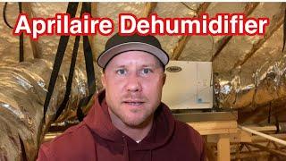 Aprilaire E080 whole house dehumidifier update. It works so much better now! Spray foam insulation.
