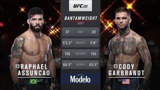 Raphael Assuncao vs Cody Garbrandt.Рафаэль Ассунсан против Коди Гарбрандта UFC 250