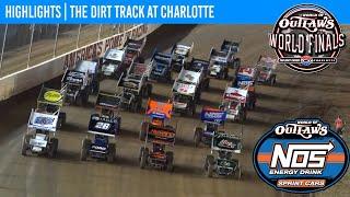 World of Outlaws NOS Energy Drink Sprint Cars | Dirt Track at Charlotte | Nov. 8, 2024 | HIGHLIGHTS