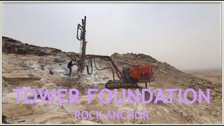 Transmission Lines | Rock Anchor Foundation