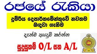 ශ්‍රී ලංකා දුම්රිය දෙපාර්තමේන්තුවේ රැකියා ඇබෑර්තු | government job vacancies 2024 Sri Lanka