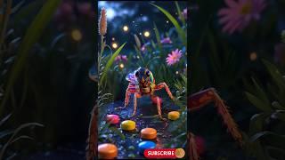 colorful animals + candy ( snake, cricket, koi fish, frog ,dolphin ) #shorts #shortsviral