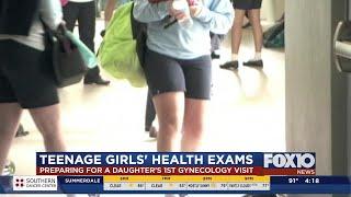 Teenage girls' health exam