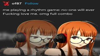 Playing rhythm games for my autistic friends