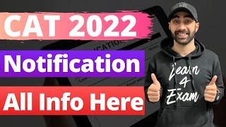 CAT Exam 2022 Notification Out | CAT Exam Date | Important Dates & News