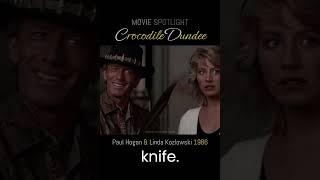 Movie Spotlight - Crocodile Dundee - "That's a Knife!" funny scene #shorts