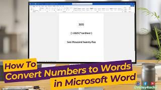 How to Convert Numbers to Words in Microsoft Word | Easy Step-by-Step Tutorial