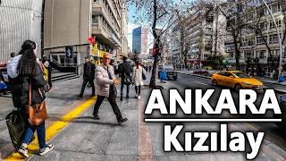 ANKARA Kızılay 4K Yürüyüş | Exploring the Lively Streets of Downtown