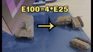 What should I do when a E-100 appears on my desk