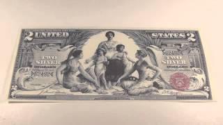 1896 $2 United States Educational Note Series