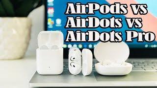 Apple AirPods vs Xiaomi AirDots vs Xiaomi AirDots Pro II ???