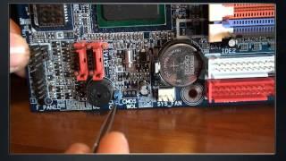 Hacer un Clear de la BIOS (Borrar la BIOS) de un pc