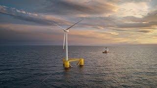 Floating Offshore Wind Turbine Installation - Kincardine project Scotland