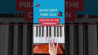 EASY Movie OST you need to learn!!! #easypianotutorial #piratesofthecaribbeansoundtrack #summypiano