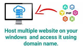 Host multiple website on windows and access with domain name from any location | Web hosting