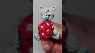 Мишка Тедди крючком crochet a Teddy bear #short