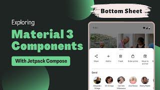 Bottom Sheet | Exploring Material Design 3 Components | Jetpack Compose | Android | Kotlin