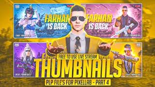 Top 5 Pubg/Bgmi Live Stream Thumbnails Plp Files | Pubg/Bgmi Thumbnails Presets Pack | Farhan Black