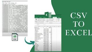 DATA/EXCEL : Convertir un fichier texte ou CSV en tableur Excel