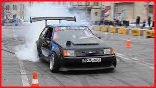 Заднеприводная  таврия 1102. АВТОЗВУК . Drift show .MOTO STUNT