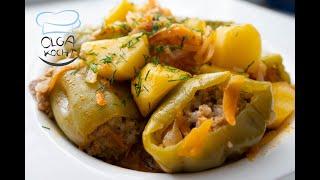 Stuffed peppers with minced meat Quickly Homemade Olga Kocht