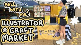 ART VLOG  Autumn Art Market Season Begins! | full time illustrator