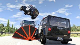 Police Car Chases #25 - BeamNG DRIVE | SmashChan