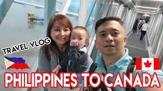 MOVING FROM PHILIPPINES TO CANADA  | TRAVEL VLOG | BUHAY CANADA VLOG#1