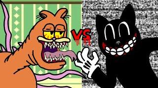 Gorefield vs Cartoon (FlipaClip Animation)